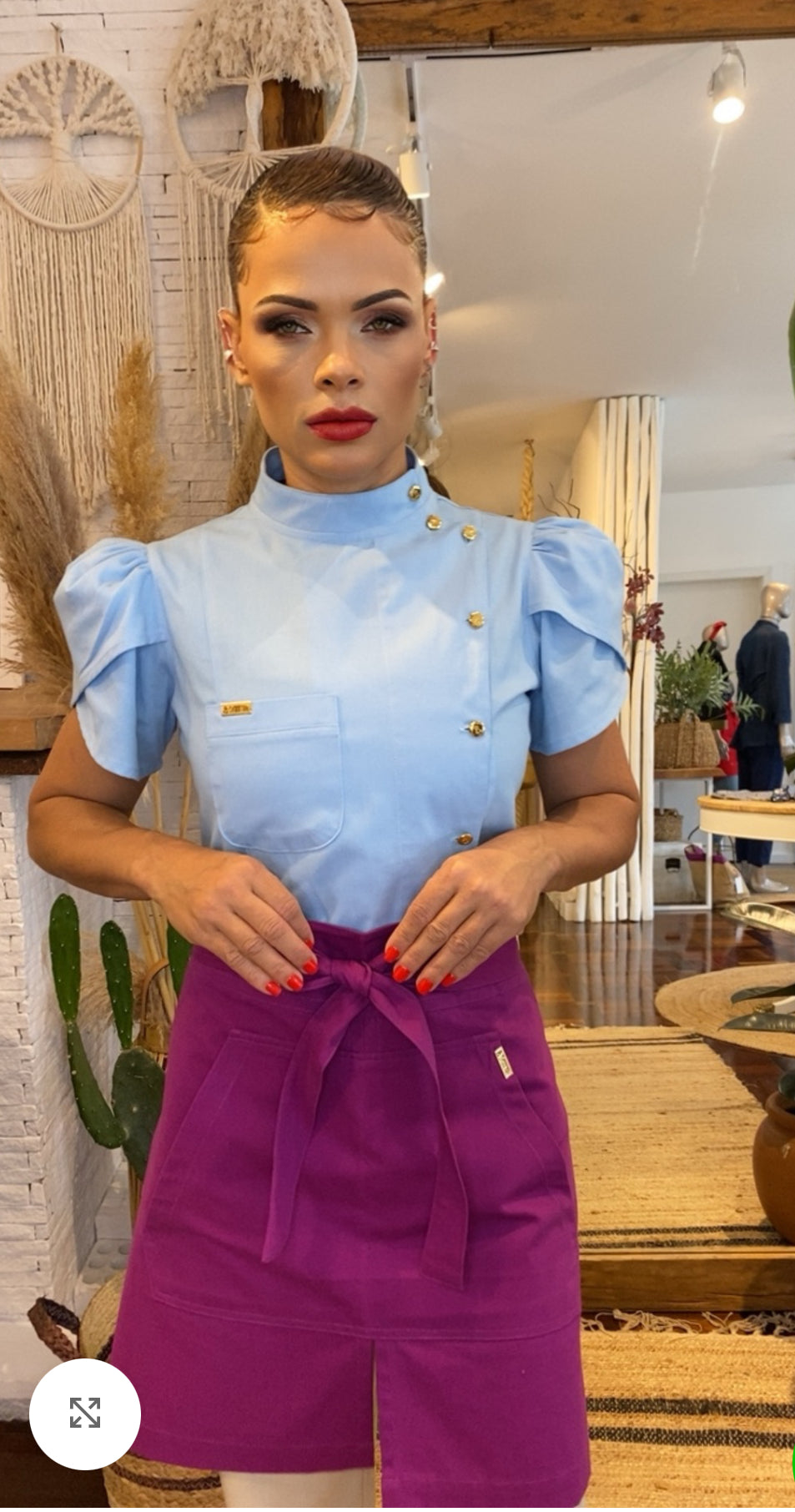 Apron Luigui / Fuscia