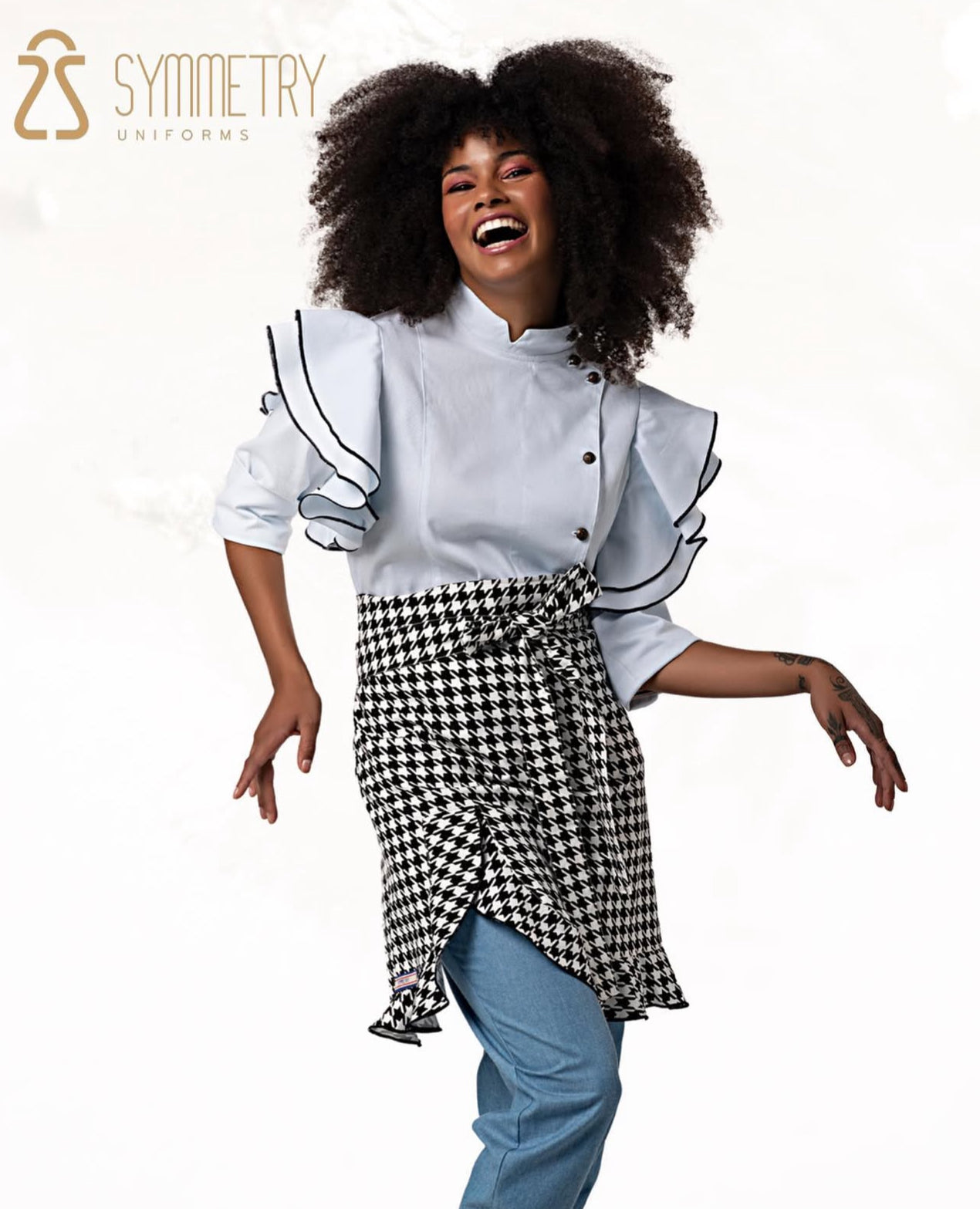 Pietra White/ 3/4 sleeve