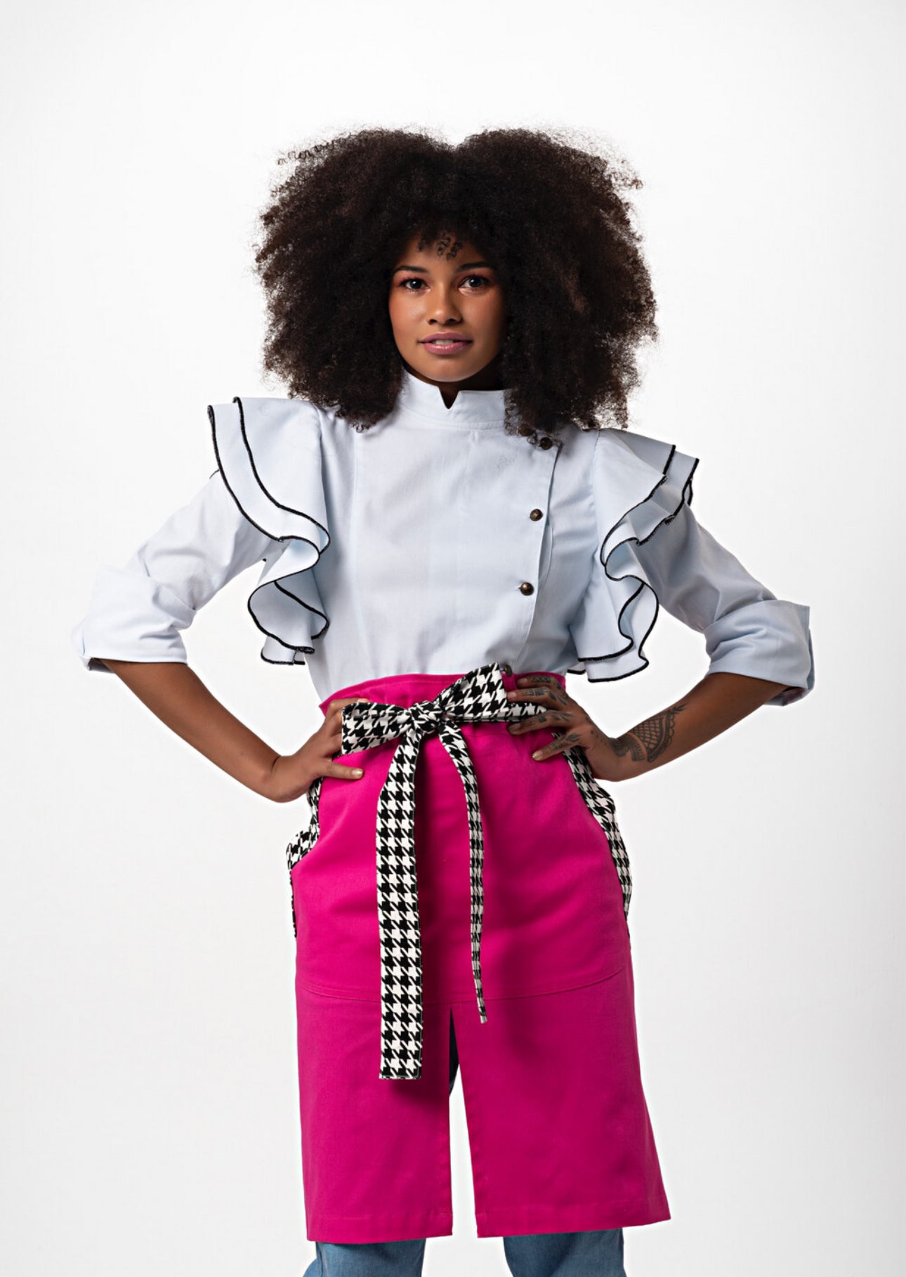 Pietra White/ 3/4 sleeve